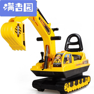 舒弗（LACHOUFFE)2021仿真工程车大号挖掘机可骑可坐挖土机模型儿童玩具挖机