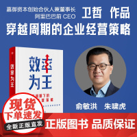 效率为王 阿里巴巴前CEO卫哲作品 新周期下的企业经营策略 降低成本 提高效率 卫哲著中信出版社图书 正版