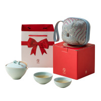 万仟堂(EDENUS)清逸·易泡壶粉青釉