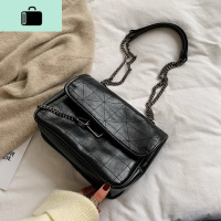 春夏软包包女包2020新款潮韩版百搭质感斜挎包链条大气时尚单肩包NEW LAKE女斜挎包