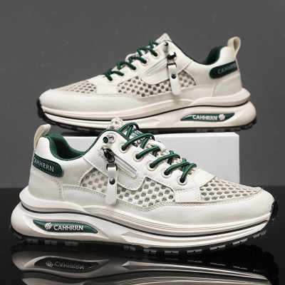 2025年男士四季可穿透气舒适新款休闲日常百搭潮流男款运动风潮鞋