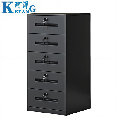 珂洋 抽屉柜 五斗黑色 台