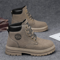 高帮马丁靴男冬季潮流复古英伦风大靴男款秋季户外运动工装皮靴