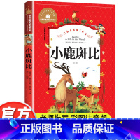 小鹿班比 [正版]小鹿斑比彩图注音版萨尔腾原著小学生一年级二年级三年级阅读课外书必读书籍老师带拼音儿童读物6-7-8-1