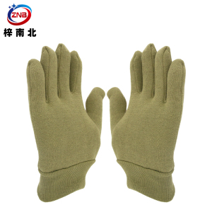 梓南北 军绿色绒手套 保暖手套 ZN/523 双
