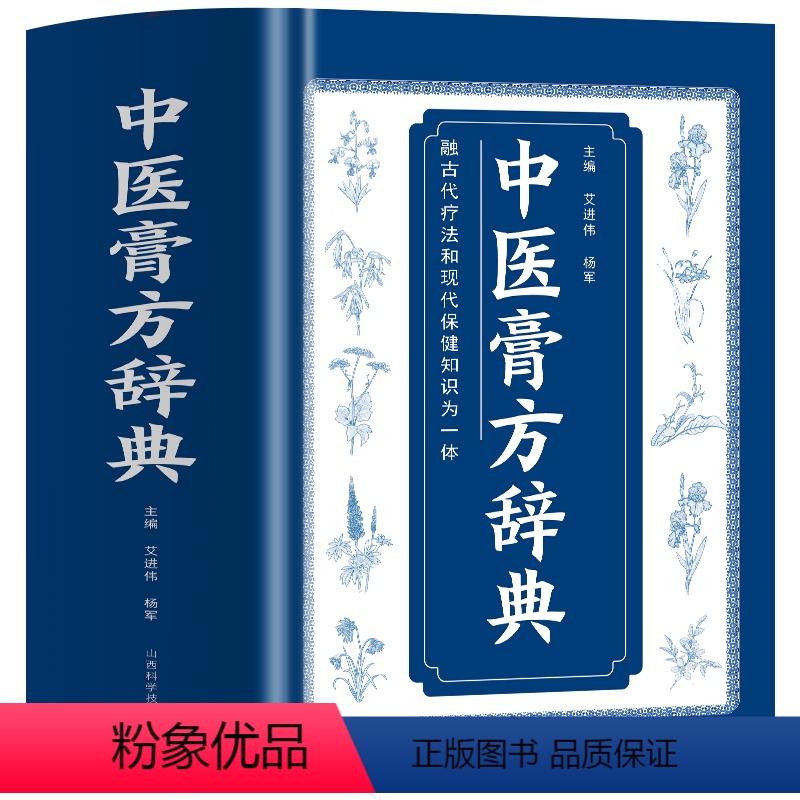 [正版]中医膏方辞典 艾进伟杨军著 中国膏方疗法 自制敷贴膏药贴跌打损伤中草药膏药书 常见病中医处方皮肤科古药方配方膏