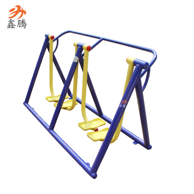 鑫腾漫步机双人交叉漫步机（2寸）户外健身器材路径太空漫步机室外职工公园小区广场体育用品