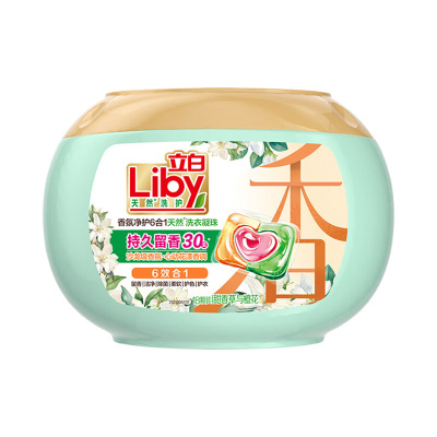 立白洗衣凝珠蓬松柔顺深层去渍低泡易漂香氛怡人slnz180-1