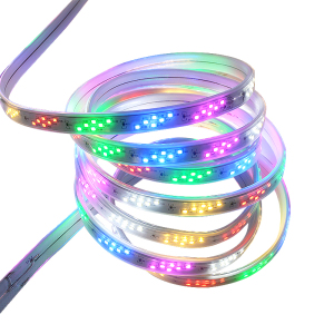 格瑞捷LED彩灯带四线-六彩2835-144D-220V/米 六彩跑马灯带 1米