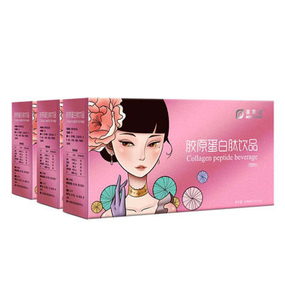 [3盒装]美莱健 深海鱼胶原蛋白肽粉口服液6瓶/盒