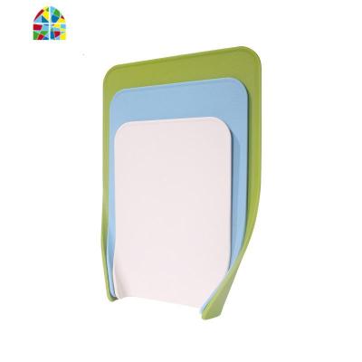 日式创意站立菜板分类切菜板家用塑料水果案板折叠易入锅辅食砧板 FENGHOU 小号灰色