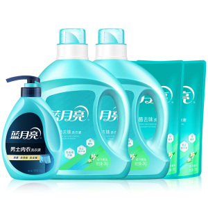 活力橙花除菌去味洗衣液2kg×2+活力橙花除菌去味洗衣液袋装500g×2+青柠香男士内衣洗衣液泵装500g
