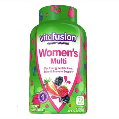 美国vitafusion小熊女士复合维生素软糖 保持肌肤弹性 新陈代谢 精力充沛