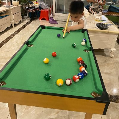  闪电客儿童台球孩子6男孩台球桌家用桌球台玩具桌面小型室内桌球8岁