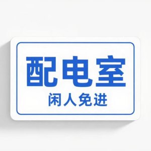 鑫睿辉 提示牌 220*60mm 个