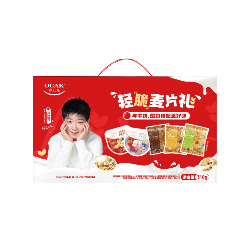 欧扎克轻脆 麦片礼310g