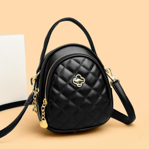 包包女包新款斜挎包女时尚菱格绣线手机包女单肩包女_1