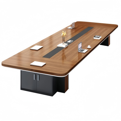 悦兴诚办公桌2.0m+6把椅子套