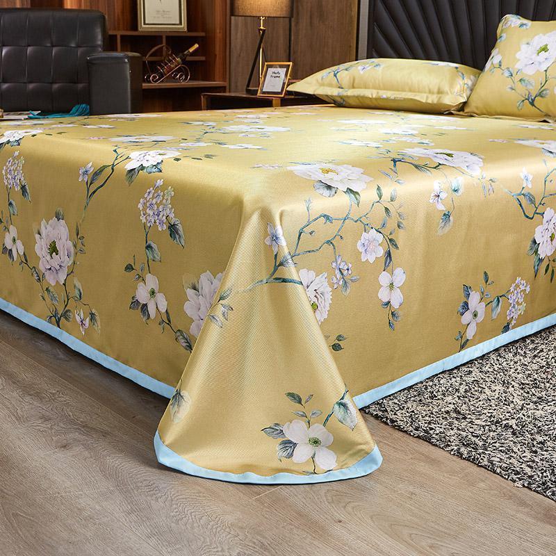 家柏饰(CORATED)冰丝凉席三件套1.8m床可水洗折叠夏季1.5米1.2.0可机洗空调软席子