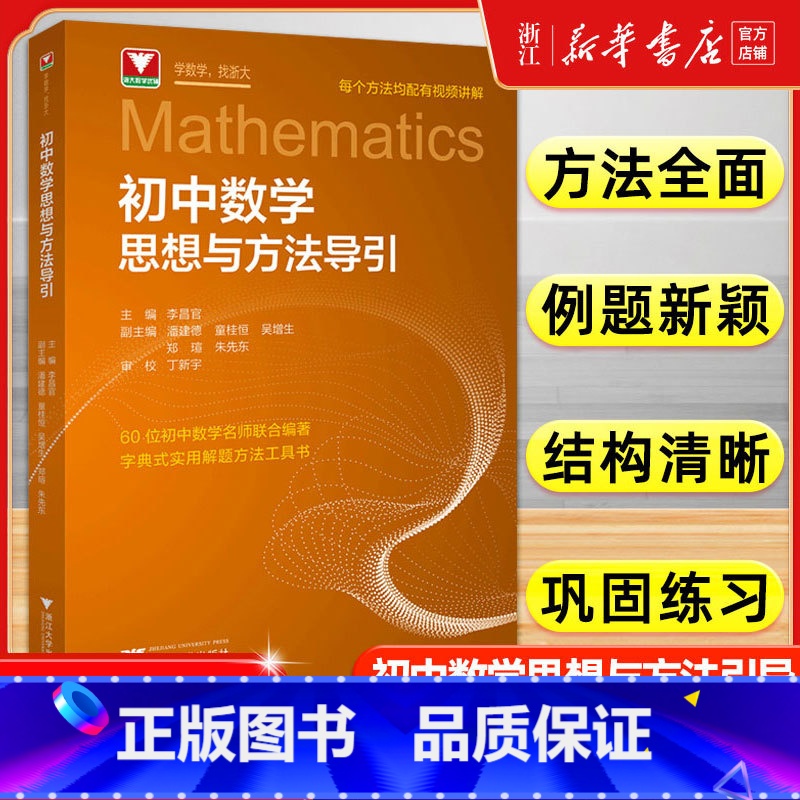 初中数学思想与方法导引 初中通用 [正版]2025新版初中数学思想方法与导引初中七八九年级数学刷题解题技巧辅导书初一二三