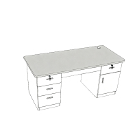 豫众诺 电脑桌 1400*700*760mm 张