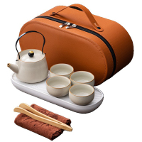 优诗提念YSTN-CJ05陶瓷功夫茶器套装(计价单位:套)米黄色