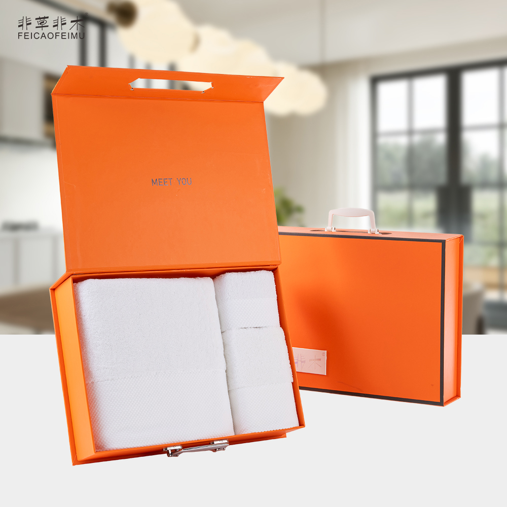 非草非木 纯棉毛巾浴巾套装 五星级酒店宾馆高品质 纯棉毛巾浴巾3件套 FM-3101(套)