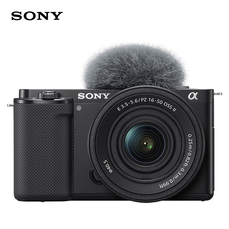 索尼(SONY) ZV-E10K 新升级标准镜头套装 镜头E PZ 16-50mm F3.5-5.6 OSS II黑色