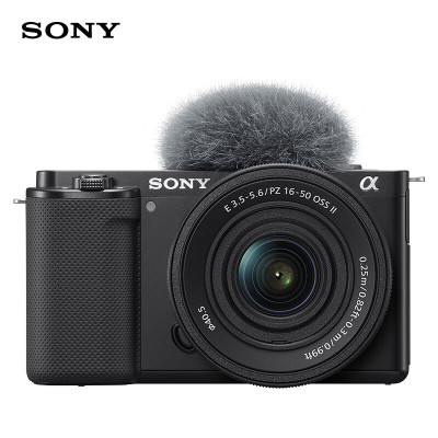 索尼(SONY) ZV-E10K 新升级标准镜头套装 镜头E PZ 16-50mm F3.5-5.6 OSS II黑色