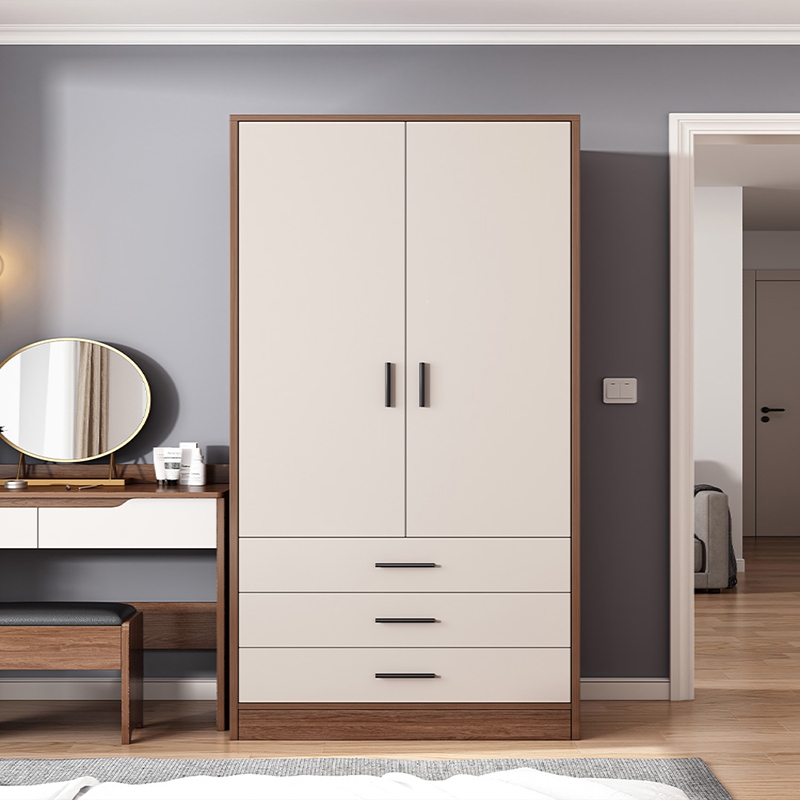法耐(fanai)小衣柜家用卧室小户型衣柜出租房用柜子木质简易衣橱