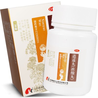 康缘逍遥丸(浓缩丸)200粒/瓶疏肝健脾养血调经月经不调胸胁胀痛