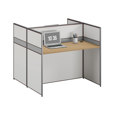 臻远ZYGW-001职员桌办公桌屏风工作卡位 对坐双人位