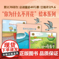 你为什么不开花绘本系列 全3册 我的花园有大海 小鸡有个大计划 保持乐观好奇心 创意观察想象力3-6岁儿童绘本图画课外阅