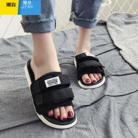 聚范拖鞋女夏一字拖女外穿沙滩海边防滑厚底2024情侣款韩版男女ins潮