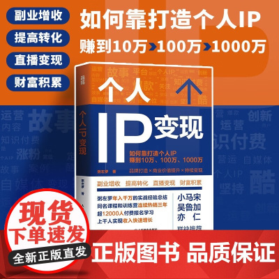 个人IP变现 粥左罗 著 励志与成功