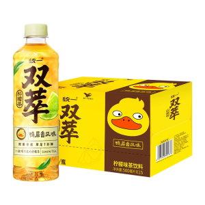 统一双萃柠檬茶 鸭屎香风味500ml*15瓶