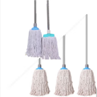 高杨茂诺 不锈钢杆圆头棉线拖把 白棉线圆头 把