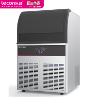 乐创商用制冰机 小型冰块机奶茶店酒吧ktv大型大容量方冰块制作机 180KG M2-SY260-7*18 自来水