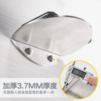 美帮汇卫生间置物架免打孔浴室厕所手机架托盘迷你免钉架子壁挂单层