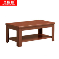 圣斯顿RY-C1206 油漆款双层长茶几1200W×600D×450H胡桃色