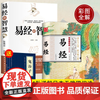 易经+易经的智慧赠鬼谷子全3册正版全集原文+译文+注解+易经常识+国学经典故事中国经典文化哲学周易智慧新手入门全解全书哲