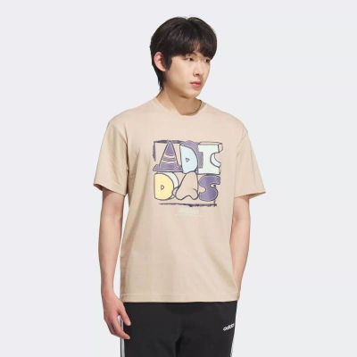 ADIDAS阿迪达斯短袖T恤运动休闲针织圆领男装KB2812 D