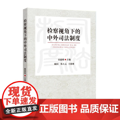 检察视角下的中外司法制度 童建明 中国检察出版社