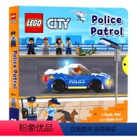 [正版]进口英文原版绘本 乐高警察巡逻队机关操作书Lego Merry Police Patrol A Push Pu