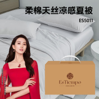 东纺拾光 ES5011 柔棉天丝 凉感夏被150*200cm 深浅灰色(单位:条)