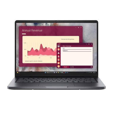 戴尔(DELL)Pro 14 新品PC14250 2025新款 14英寸商用办公笔记本 酷睿U5-235U 核心显卡 32G内存 512G固态 一年保修