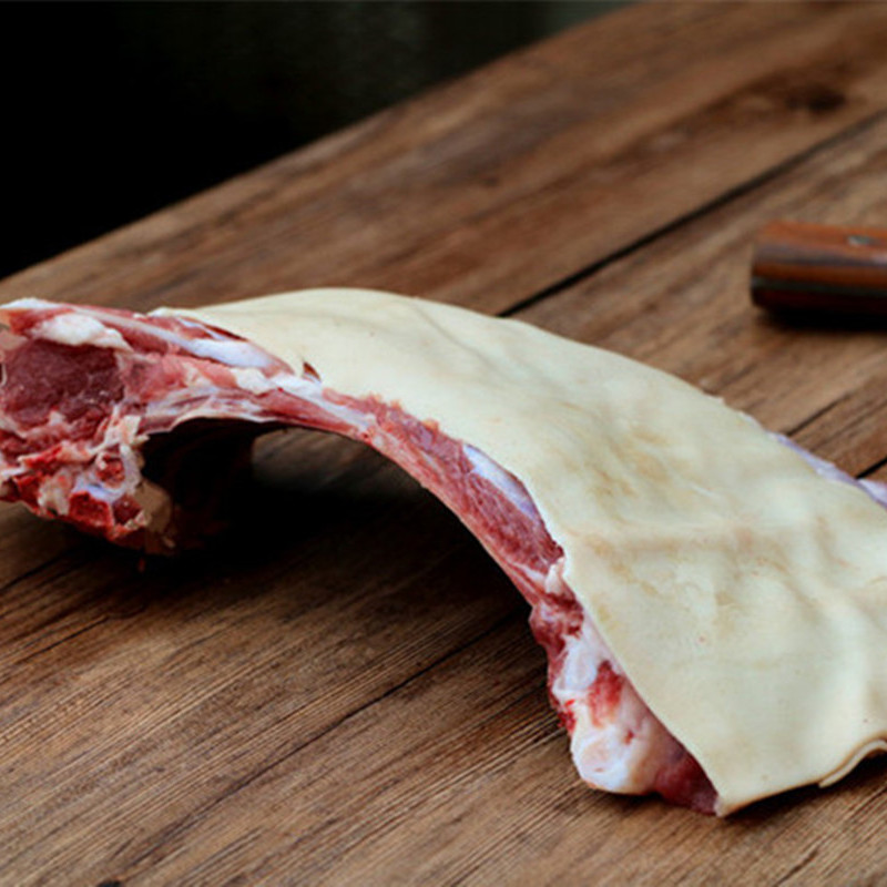 清真新鲜带皮山羊排 带皮羊肉羊肋排羊排肉 草地山羊排(非育肥) 带