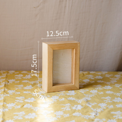 美帮汇标本相框创意立体画框干花植物装裱衍纸手工diy展示摆台7寸8 S浅框12.5*17.5*5cm 其他尺寸