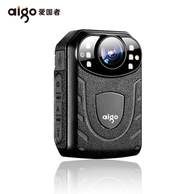 爱国者（aigo）执法记录仪红外夜视高清1296P便携加密白光照明录音录像拍照黑色DSJ-T264G