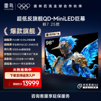 雷鸟 鹤7 25款98英寸 0.5%LR低反膜QD-MiniLED HVA屏 国家补贴 100电视机巨幕98R695C